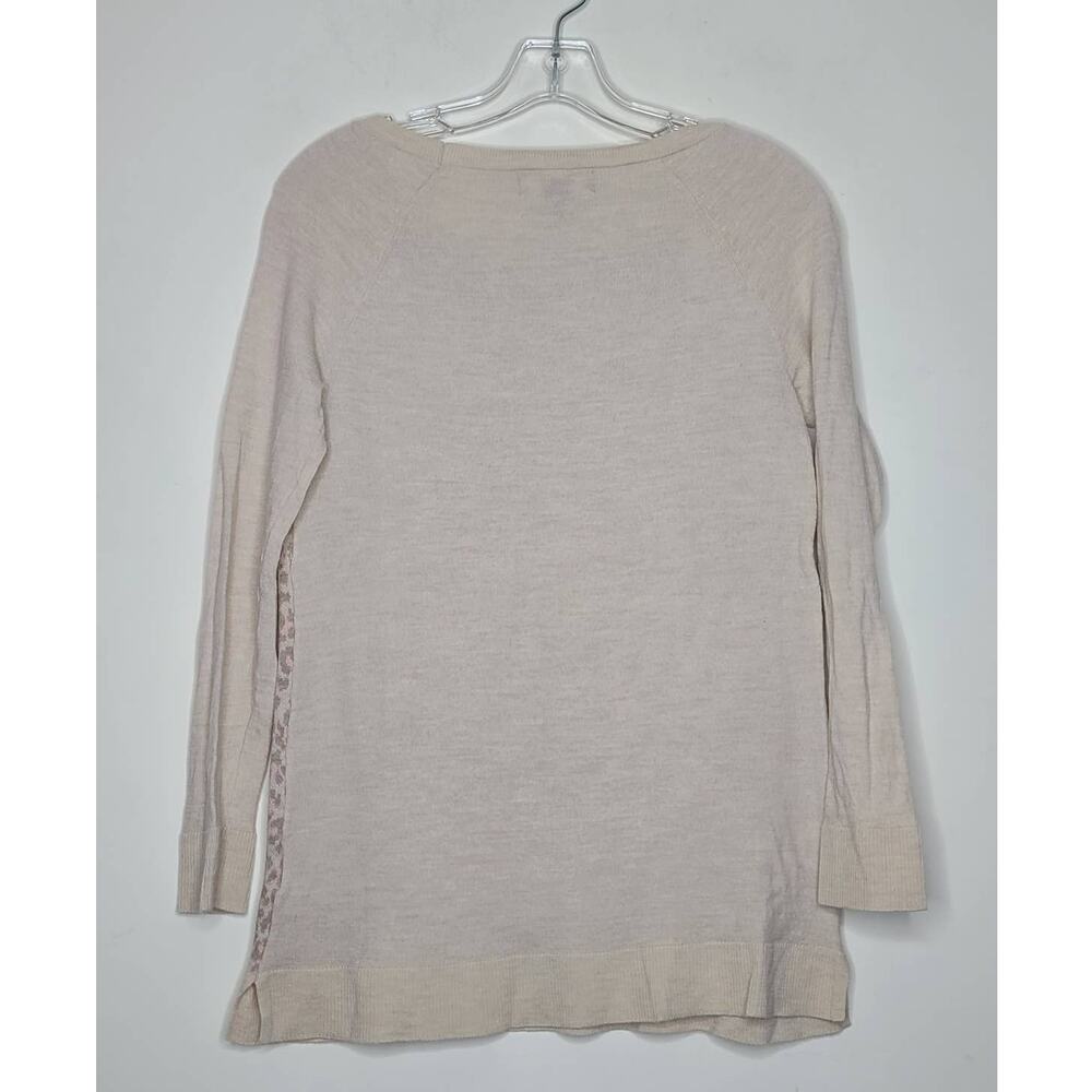 Banana Republic leopard print merino wool sweater - small - Picture 4 of 4